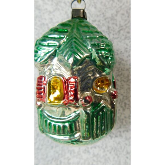 Blown Glass Christmas Ornaments German House & Nutcracker 3 inch - Picture 4 of 9